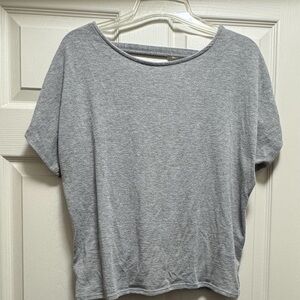 Alya Gray Relaxed Short Sleeve Tee